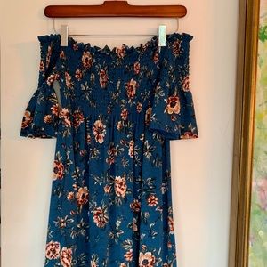 Off the shoulder summer dress